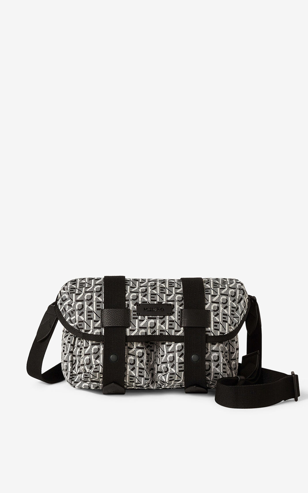 Riñonera Kenzo Courier jacquard Hombre Gris ZRX201675